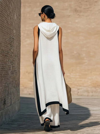 LINÉE-Conjunto Blusa y Pantalón Veraniego.