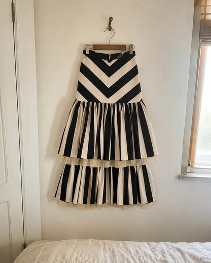 Valtimore | Falda Rayas con Elegancia