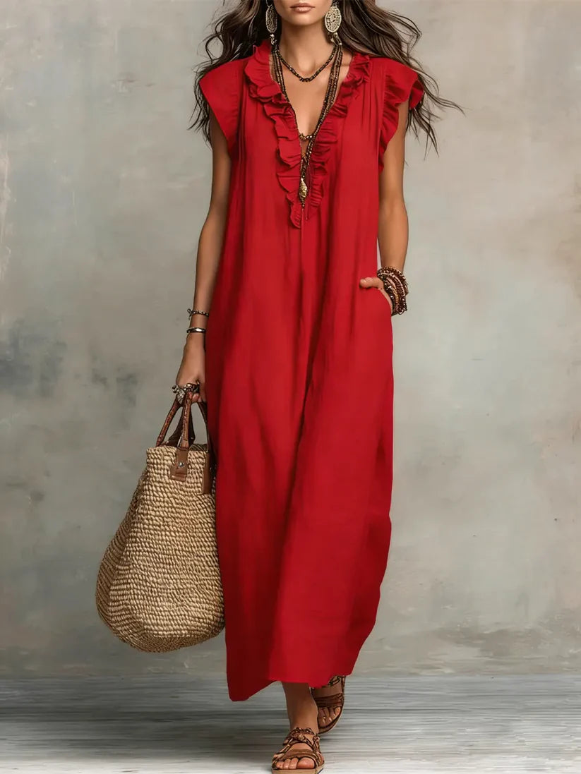 CAMILA || Vestido Largo Bohemio